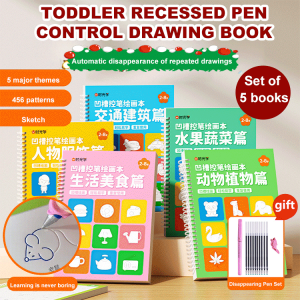 Childrens Magic Groove Pen Control Training Book Childrens Grooved Pen Control Painting Book