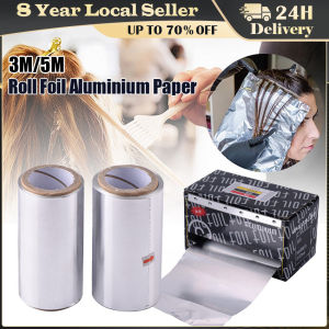 【3M/5M】Super Thick Perm Aluminum Foil Paper Stain Hairdressing Supplies Hair Coloring Hair Salon Perm Styling Tool Salon Hair Aluminum Foil 50m*12cm Special Pick-Dye Tin Paper Hairdressing Coloring Styling Perming Tools Aluminum Foil