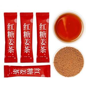 10g/50Packs Brown sugar ginger tea old ginger juice warm stomach ginger tea women health tea 红糖姜茶 老姜汁红糖茶 暖宫驱寒暖胃茶 女性滋补姜茶