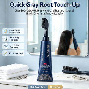Dual Brush Head Easy Dye Comb Quick Application Professional Hair Dye Tool