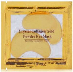 10pcs Crystal Collagen Gold Eye Masks Powder Crystal Gel Eye Masks For Anti Aging Dark Circles Eye Wrinkles Skin Refinement Moisturizing & Hydrating Eye Patches