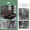 48 Inch Heavy-Duty Non-Destructive Dog Cage XL Large Dog Metal Cage ...