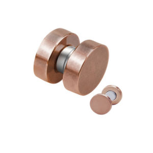 Anting Magnet Pria IMPORT Round Black PREMIUM QUALITY