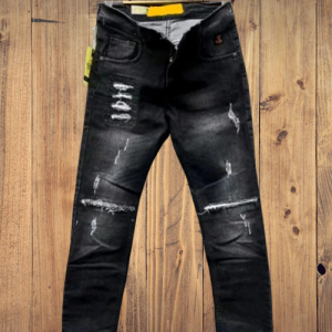 CELANA JEANS BLACK BIKERS BLACK WASH BIKKERSCELANA JEANS PANJANG MODEL SOBEK TIDAK TEMBUS