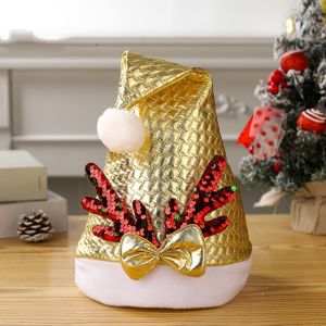YOUSHI TOP Plush Christmas Hat Snowman Polyester Plush Reindeers Antlers Hat Cosplay Supplies DIY Christmas Hat Toy Xmas Arts Hats Festival Accessory