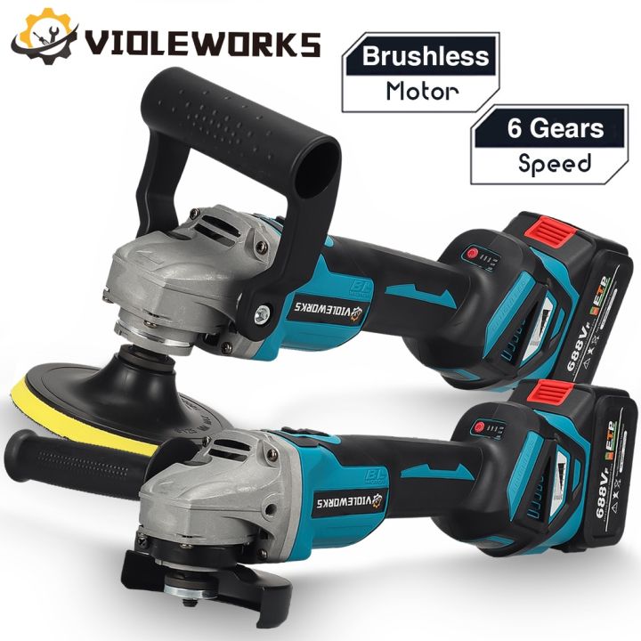 2000W Speed Brushless Car Polisher Angle Grinder Variable 688VF Car Waxing Polishing Machine For