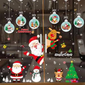 BỘ COMBO DECAL DÁN NOEL HÍT TĨNH ĐIỆN - RÈM CHÂU XANH PHỐI NOEL CHÀO CÙNG CÁC BẠN ( 3 tấm )