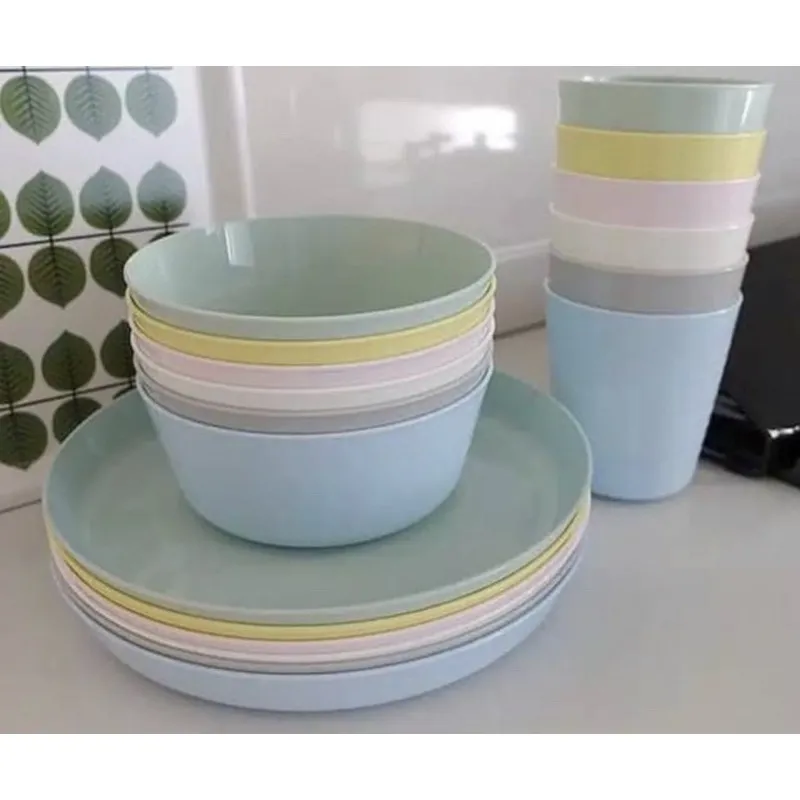 IKEA CHILDREN CUTLERY COMPLETED SET KALAS KIDS BOWL PLATE MUG