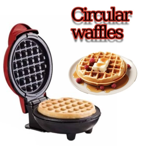 Mini Electric Waffle Maker Non-Stick Pan Easy To Clean Childrens Breakfast Machine Eggcake Sandwich