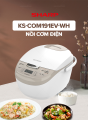 [Hàng mới về 2023] Nồi Cơm Điện Tử Sharp KS-COM191EV-WH 1.8L [8 Chức năng nấu, Màn hình LED, Lòng nồi 3 lớp] - Hàng Chính Hãng Uy Tín Bảo Hành 12 tháng. 