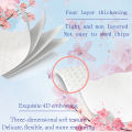 KINGESS Tissue Paper 10 Packs High Quality 4 Layers Facial Tissue. 