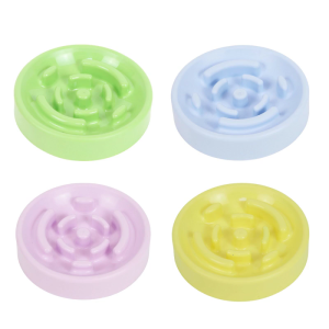 Độ bền chậm feeders Bát có thể điều chỉnh con chó chậm feeders thoải mái mèo bát cho ăn chậm