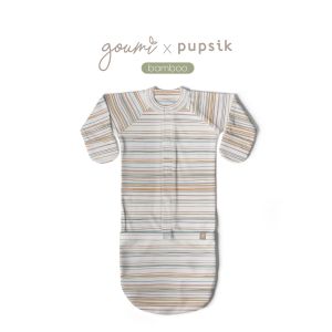 Goumi x Pupsik Bamboo 24 Hour Convertible Baby Gown 2 Sizes (6 Designs)