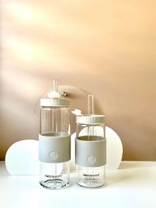 Bobbleware 500ML Reusable Bubble Tea Tumbler with Stainless Steel Straw Take Away Drink with Bobbleware Bottle - Leakproof Hot & Cold Drink