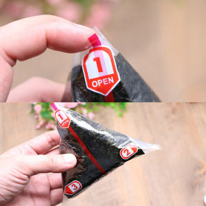 [Eqrbtl] 20pcs hai lớp tam giác gạo bóng đóng gói túi Rong Biển onigiri Sushi Túi sushi làm sushi bao bì túi công cụ phụ kiện