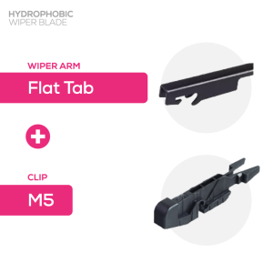 Trapo Hydrophobic Wiper Blades / windshield windscreen coating / silicone rubber wiper / heat resistant / non-streak / quiet [M Series]