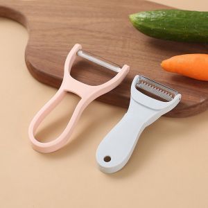 Pisau Pengupas Kulit Buah Dan Sayur set 2in1 Alat Pengupas Kulit Buah Peeler