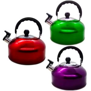 (BUBBLEWRAP) TEKO SIUL STAINLESS WARNA 3 LITER GSE