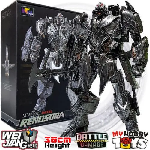 非正規トランスフォーマー メガトロン MW-002T RENDSORA Wei Jiang Transformable Robot - MW-002T Rendsora Battle Damaged