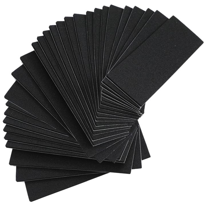 24 Pieces Fingerboard Foam Grip Tape Adhesive Foam Tape Black Non Foam ...