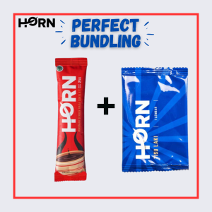 HORN by Dr. Boyke - Bundling 1 Sachet Tisu & 1 Sachet Cokelat Suplemen Stamina Pria