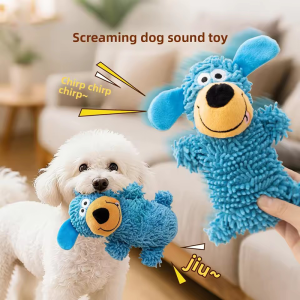 Independent Pet Toys for Aggressive Chewers Cats DogsChew Squeak Toy Cats Dogs Interactive Plush Doll Pet Products
