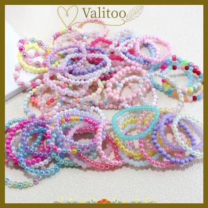 [Valitoo] 10-30Pcs Colorful Beads Bracelet Kids Girls Birthday Party Favors Goodie Pinata Filler Baby Shower Wedding Guest Treat Gifts