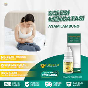 Propolis SM Obat Asam Lambung Obat Asam Lambung Naik Obat Tukak Lambung Obat Sakit Lambung Obat Gerd Radang Lambung Sakit Lambung Parah Lambung Luka Lambung Bocor Maag Kronis Gasritis Asli 100% Original