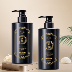 【Black Hair】BirdS Nest Collagen Nourishing Shampoo/Collagen Hair Shampoo/Improve Dry And Broken Hair Refreshing And Fluffy Shampoo/Anti-Dandruff And Anti-Itching Oil-Control Shampoo Hair Care 燕窝胶原蛋白润养洗发水