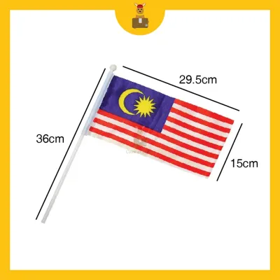 Malaysia Hand Car Nylon Flag Bendera Tangan Malaysia Bendera Kereta 马来西亚国旗