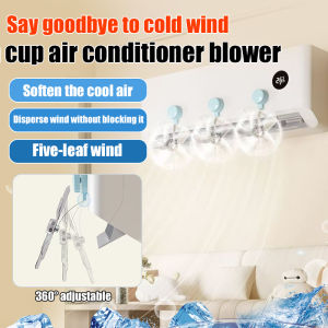 🌟Top Rated🔥[Say Goodbye to Direct Cold Air] Suction Cup Air Conditioner Comb New Air Conditioner Fan Infant and Toddler Air Guide Cover Office Baffle Wind Shield Hanging Machine Wind Baffle