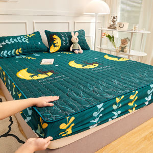 Ready Stock Mattress Protector Cover Single/Queen/King Size Fitted Bedsheet With Cotton Anti Slip Mattress Cover