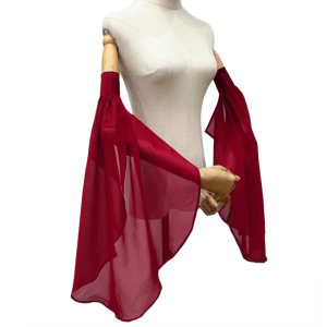 Tulle Arm Cover Long Sleeve for Bridal Gown Dress Decorative Sleeves Shirt Bishop Sleeve Dress Decorative Long Sleeve