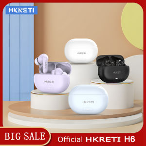 HKRETI สเตอริโอ5.4สเตอริโอลดเสียงรบกวนแนวสปอร์ตหูฟังบลูทูธไร้สาย H6ของแท้เข้ากันได้กับ Android IOS