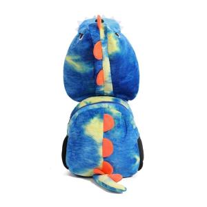 Childrens Plush Backpack with Removable Hood Fun Dinosaur Theme Childrens Toy School Bag for Preschool or Short Trip