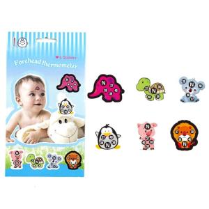 Forehead Stick-On Fever Indicator Kids Fast Temperature Fever Patch Continuously Fever Temperature Monitoring Stickers