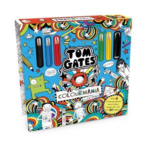Tom Gates Colouring Book and Pencil Set