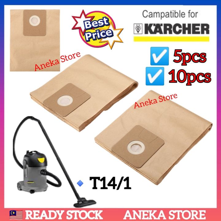 💥READY STOCK💥 Karcher Vacuum Cleaner Dust Bag T14/1 T 14/1 Compatible Replacement Karcher Vacum