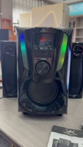 JAZZลำโพงบลูทูธ ลำโพง เครื่องเสียง ลำโพงบลูทูธเบส ลำโพงซับวูฟเฟอ ลำโพงเสียงสเตอริโอ ซับวูฟเฟอร์(Bluetooth/SD/MMC Card/FM/USB/Remote) ประกันศูนย์ 2 ปี