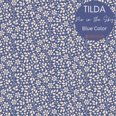 Tilda Cotton Fabric Pie In The Sky Blender Design Dress Making Patchwork DIY Quilting Handmade |Sewtizen Fabric & Notion|