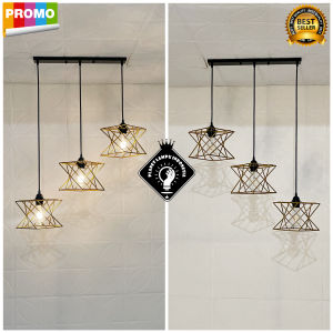 Lampu Gantung Hias 3 in 1 Minimalis Modern bernuansa Vintage dan Klasik Sangat Cocok Untuk Dekorasi Atap Plafon Rumah Anda seperti Ruang Tamu Kamar tidur Mini Bar Teras Atap Dapur Dinding Depan Indoor Outdoor