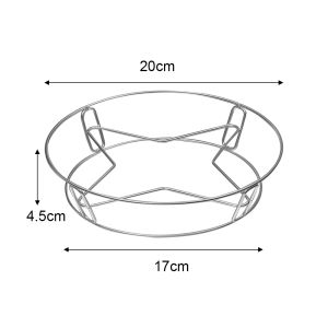 🔥4-Phong Cách Đơn Giản Vòng nồi hấp bằng thép không gỉ Giá Với Xử Lý Di Động Có Thể Tháo Rời Thực Phẩm khay hấp Nhà Bếp Đa Năng Bánh Mì Hấp Kệ