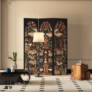 Room Divider Partition Divider Living Room Divider Screen Partition Divider Partition Porch Wall Divider Room Divider Partition French Medieval Style Artistic Living Room Vintage Decorative Wall