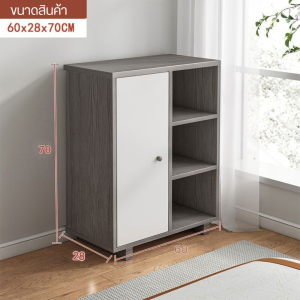 ตู้เก็บของ ตู้เก็บของข้างทีวี ใช้งานได้อเนกประสงค์ ขนาดสินค้า 60x30x76 เซ้นติเมตร สินค้าประกอบง่าย