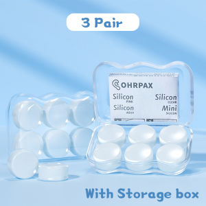 3Pairs Silicone Earplugs Sleeping Sound Insulation Ear Protection Anti-Noise Plugs Soft Oordopjes Earplugs for Sleeping