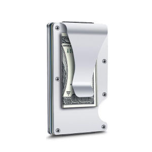NEW Slim Metal Credit Card Holder with RFID Anti-chief TravelWallet rfid Blocking wallets for Men Money clips