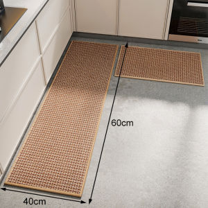 Anti-slip Kitchen Linen Carpet Dapur Floor Mat Soft Absorb Water Toilet Bathroom Mat Karpet 地毯