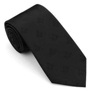 Mens Masonic Necktie Square & Compass G Symbol Jacquard Tie 3 Colors for Freemason Lodge Wedding Formal Business HAWSON2026