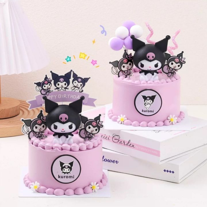 Kuromi Cake Decoration Cake Topper and Stationery Door Gift | Lazada