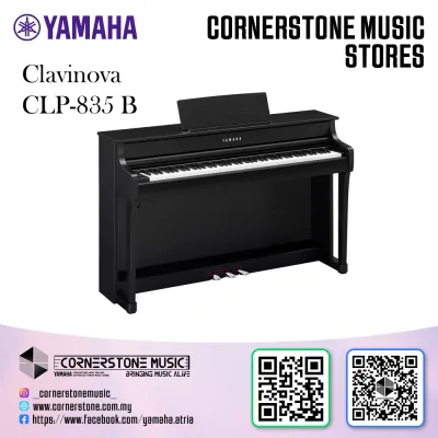 Yamaha Clavinova Digital Piano CLP-835 *Pre Order* ( CLP-835 / CLP 835 / CLP835B ) - B / Black | Cornerstone Music